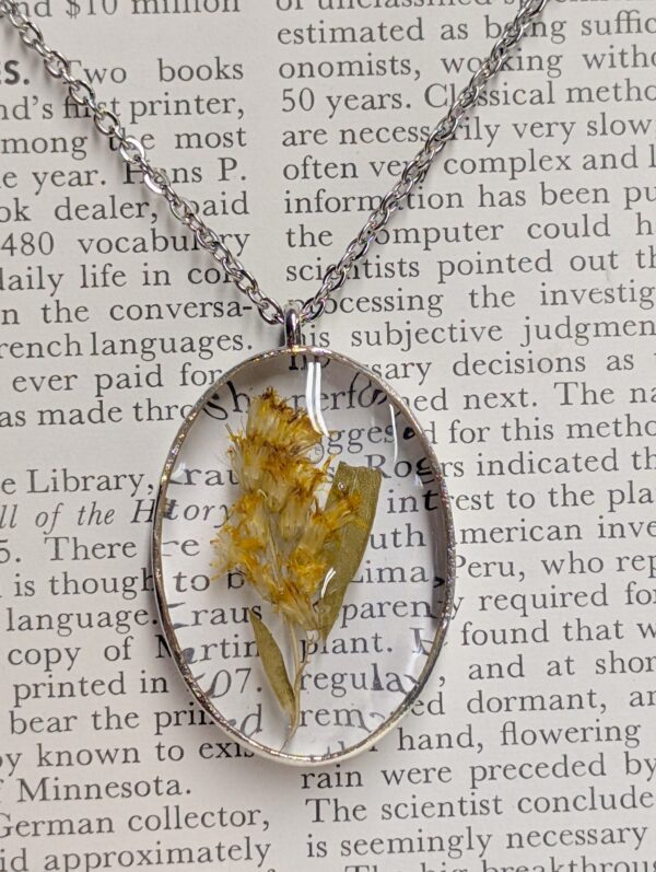 Kentucky Goldenrod Silver Pendant - Image 2