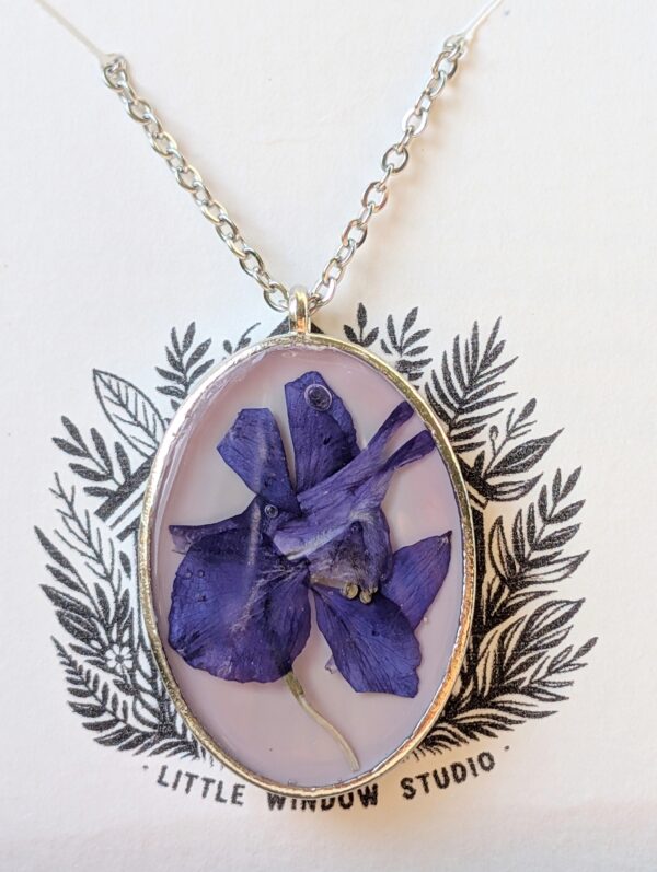 Larkspur Pink Pendant - Image 3