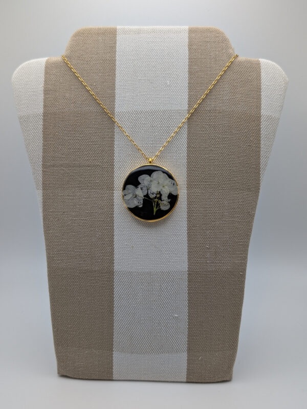 White Hydrangea Pendant