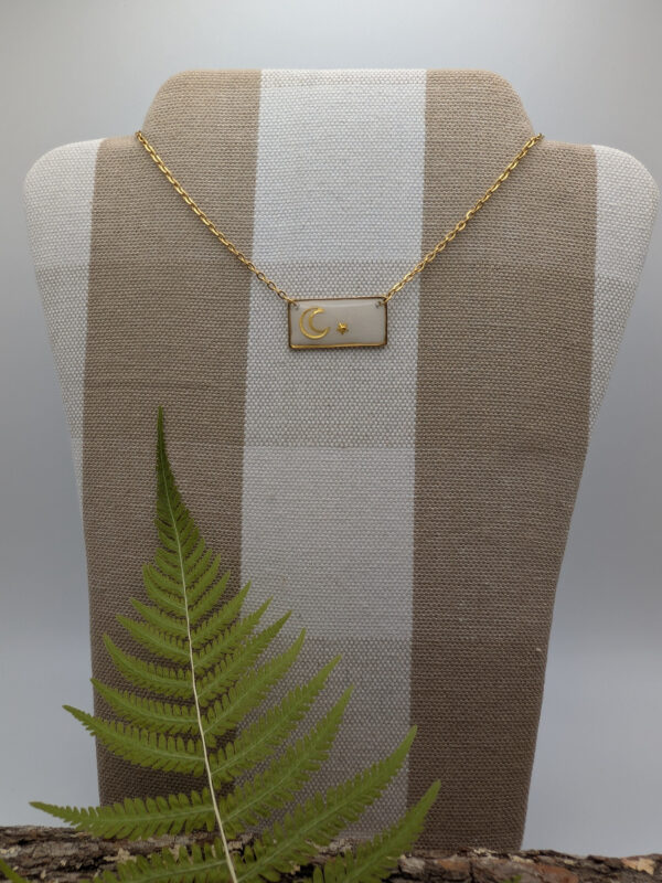 Hello Moon Dainty Pendant - Image 3