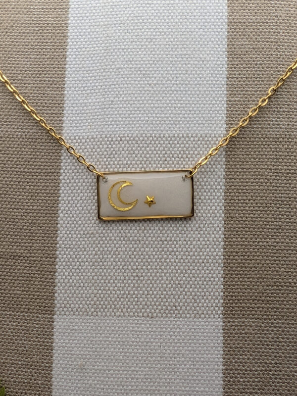 Hello Moon Dainty Pendant - Image 2