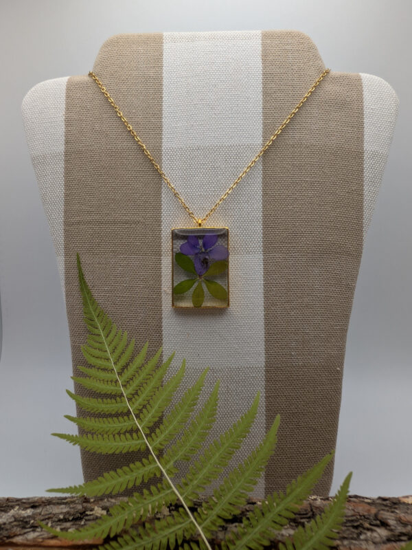 Wild Violet and Cleaver Leaf - Image 2