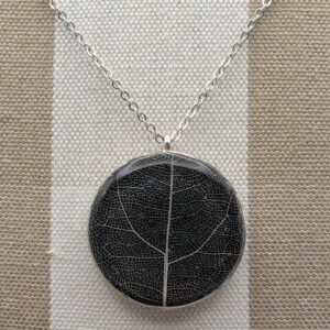 Skeleton Leaf Pendant