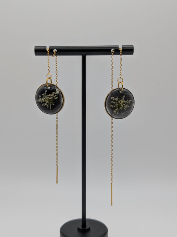 Queen Anne’s Lace Threader Earrings