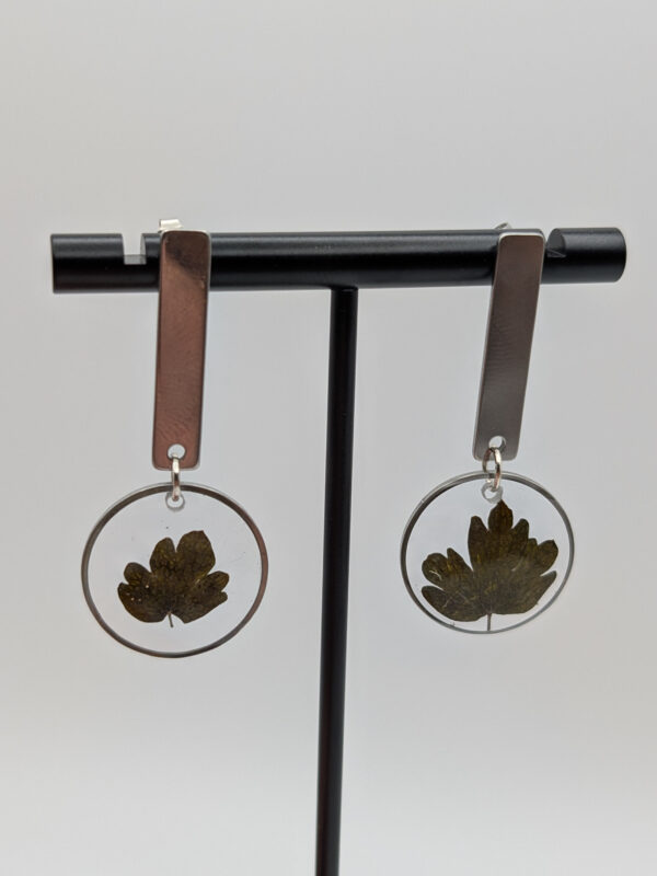 Columbine Leaf Earring