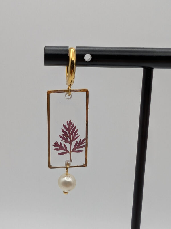 Wild Carrot Leaf Earring - Image 2